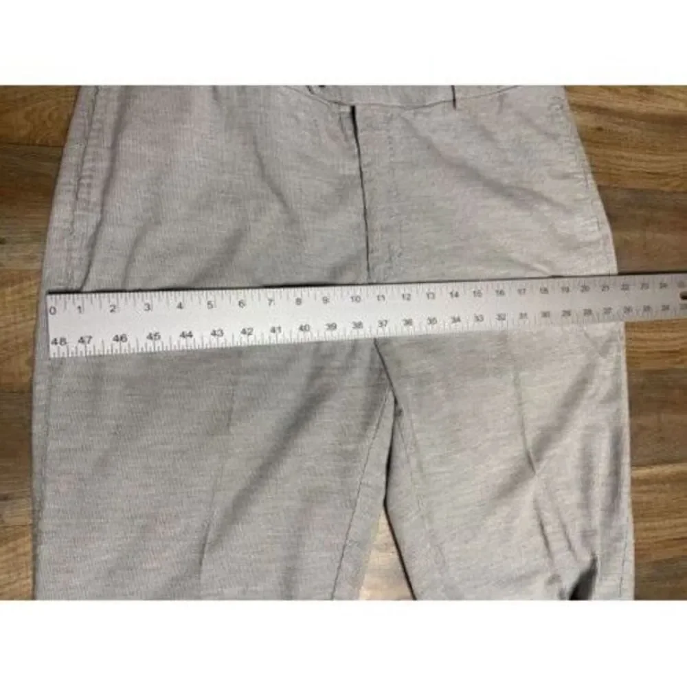 Peter Millar Pants Mens 35x30 Light Gray Corduroy Chino Casual Workwear Straight
